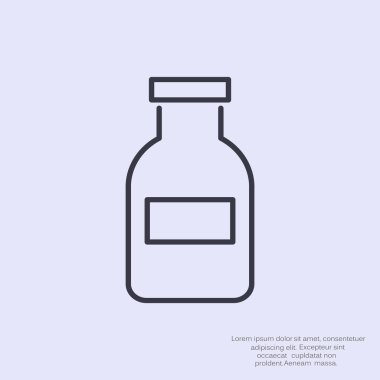 Tıp şişe web simgesi