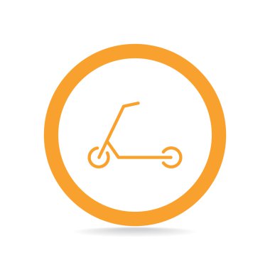 Scooter için çocuk simgesi