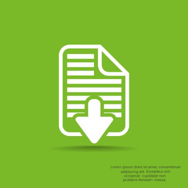 Download dosya web simge