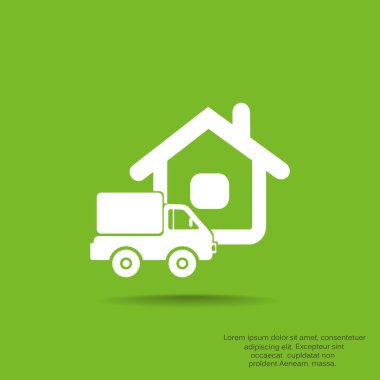 Kamyon evi web simgesinin yanında