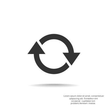 Oklar web simgesi olan daire