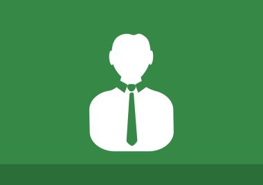 İşadamı siluet web simgesi