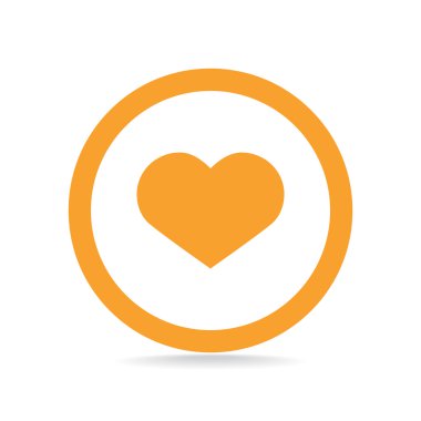 Basit kalp web simgesi