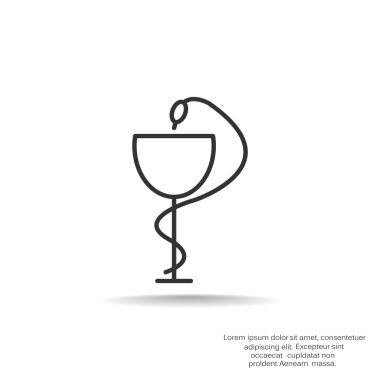 Yılan ve Kupası eczane simgesiyle