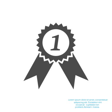 İlk yer web simgesi için madalya