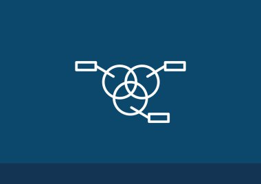 Yuvarlak Infographic web simgesi