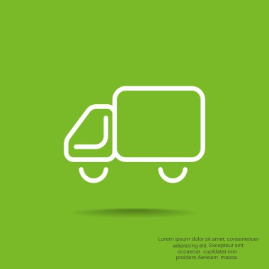 Basit kamyon web simgesi