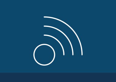 Kablosuz dalgalar web simgesi