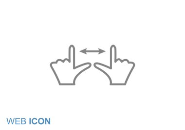 Dokunmatik ekran web simgesi