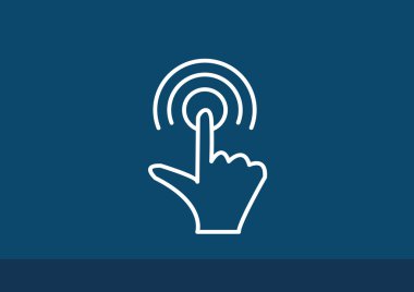 Dokunmatik ekran web simgesi