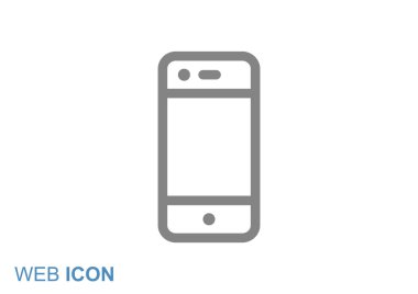 Boş ekranlı basit akıllı telefon