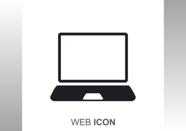 Basit dizüstü web simgesi