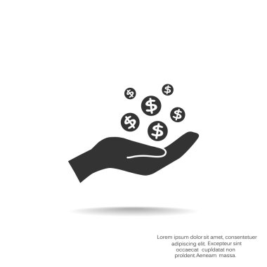 İnsan eline düşen paraları