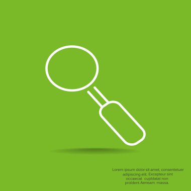 Basit büyüteç simgesini