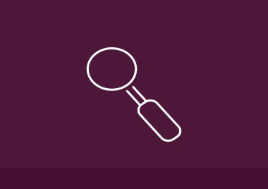 Basit büyüteç simgesini