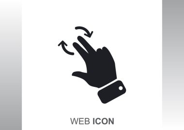 Dokunmatik ekran web simgesi