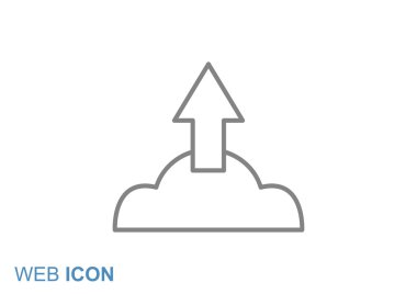 Bulut dosya karşıya yükleme simgesi