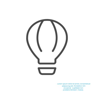 Balon aerostat web simgesi