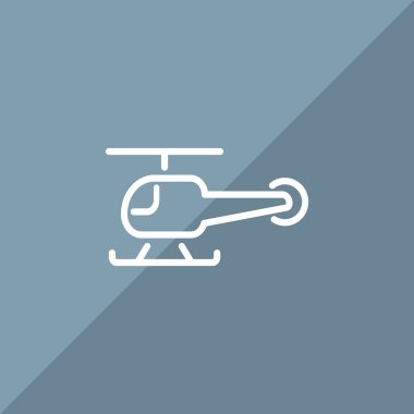 Basit helikopter web simgesi