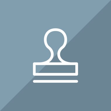 Mühür stamper kavramı simgesi