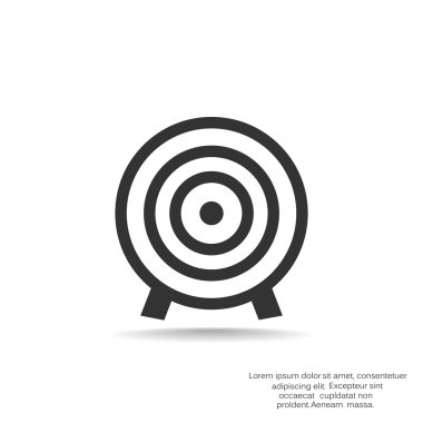Yuvarlak hedef web simgesi