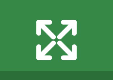 Kare simgesi dört ok