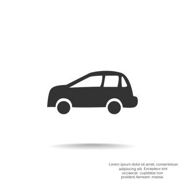 Basit araba web simgesi