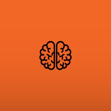 İnsan beyni web simgesi