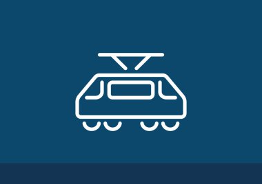 Basit tramvay web simgesi