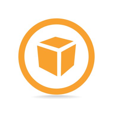 Basit küp web simgesi