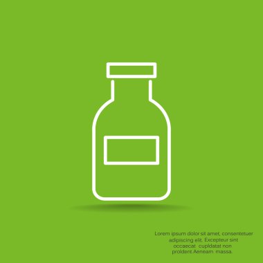 Tıp şişe web simgesi