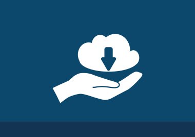 Veri yandan web simgesi bulut