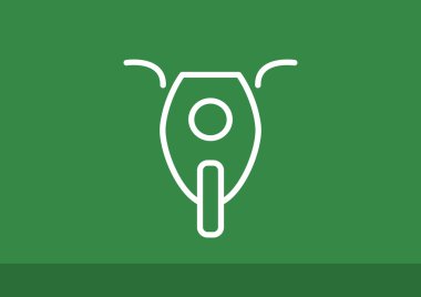 Basit motosiklet web simgesi