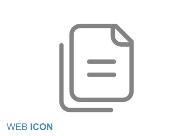 Dosyaları veya belgeleri web simgesi