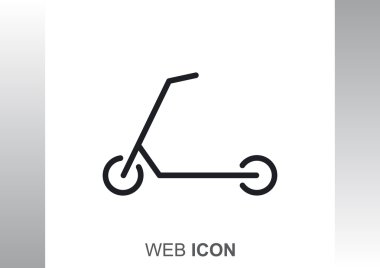 Scooter için çocuk simgesi