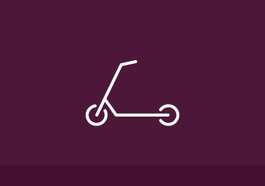 Scooter için çocuk simgesi