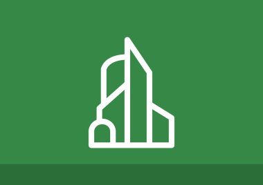 Büyük şehir basit web simgesi