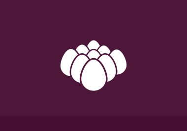 Tavuk yumurta basit web simgesi