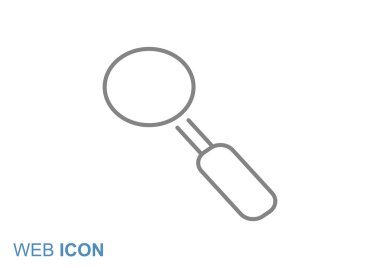 Basit büyüteç simgesini