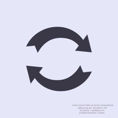 Oklar web simgesi olan daire