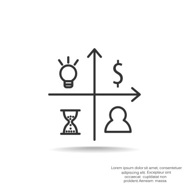 İş basit web simgesi