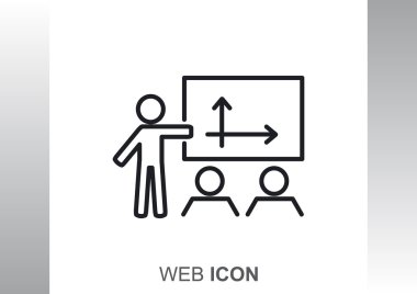 insanlar sunum basit simgesini