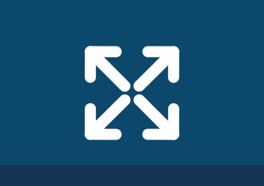 Kare simgesi dört ok