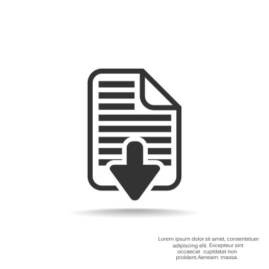 Download dosya web simge