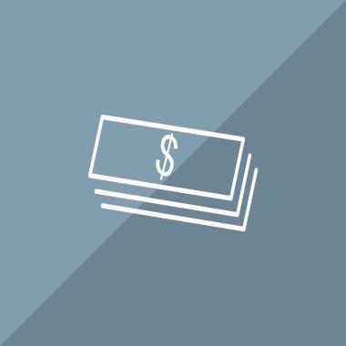 Dolar web simgesi yığını