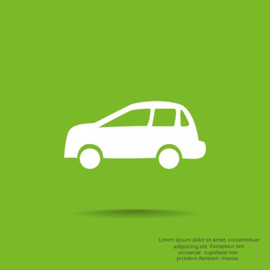 Basit araba web simgesi