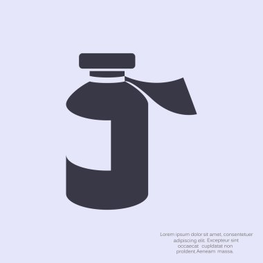 Tıp şişe web simgesi