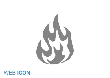 Yangın alevleri web simgesi