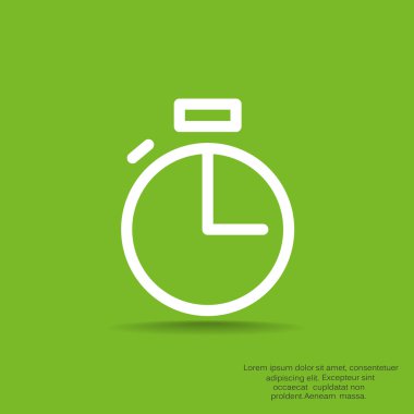 Basit kronometre web simgesi