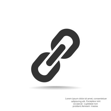 Basit zincir web simgesi